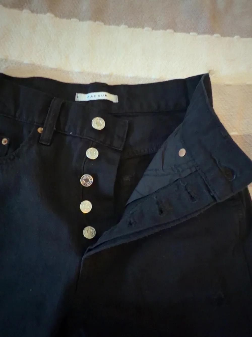 PacSun Black Baggy Jean — Relaxed Fit